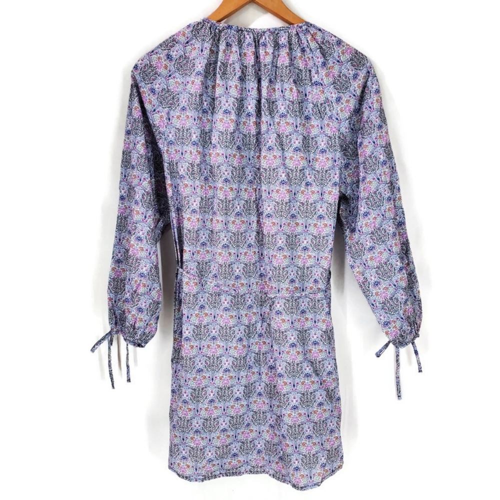 🆕️ J. Crew Liberty® Of London Fabric Button Front floral Shirt Dress Medium NWT - Picture 13 of 13